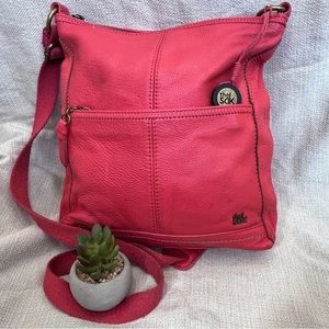 The Sak Coral Leather Crossbody